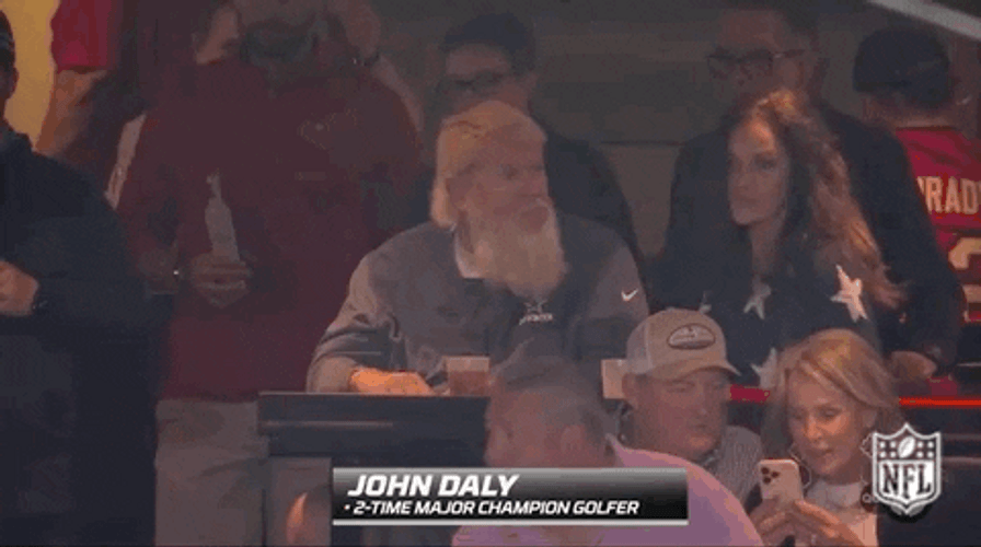 John Daly 2 Time Major Champion Golfer GIF