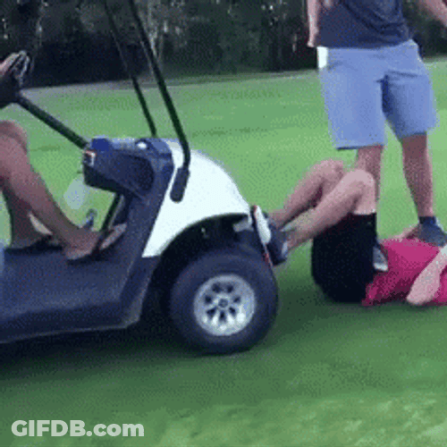 John Daly Golf Cart GIF