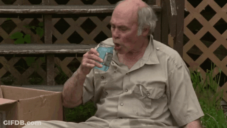 John Dunsworth Drinking Water Moonshine GIF