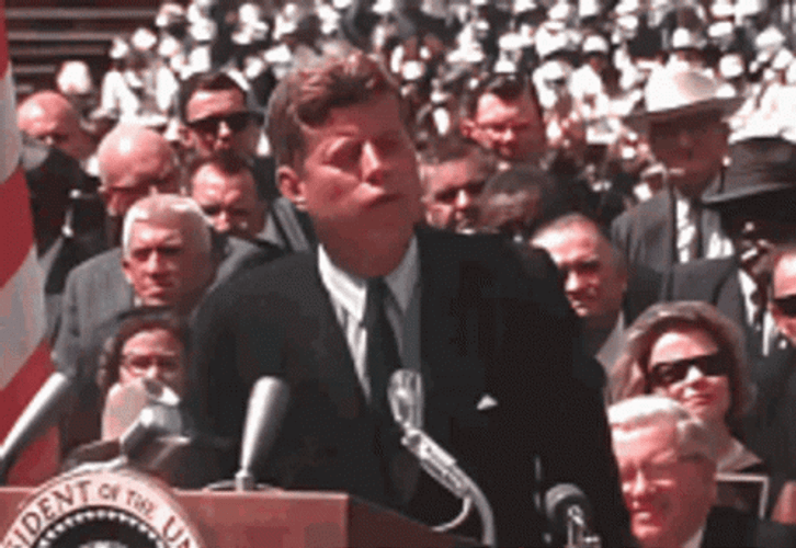 John F. Kennedy Talking To People GIF