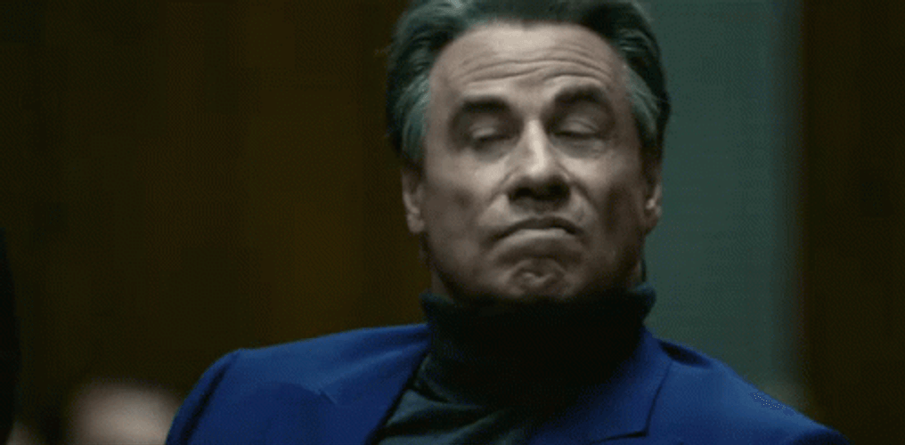 John Gotti Judging Look GIF
