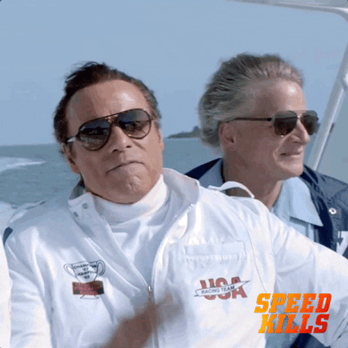 John Gotti Pointing North At Beach GIF