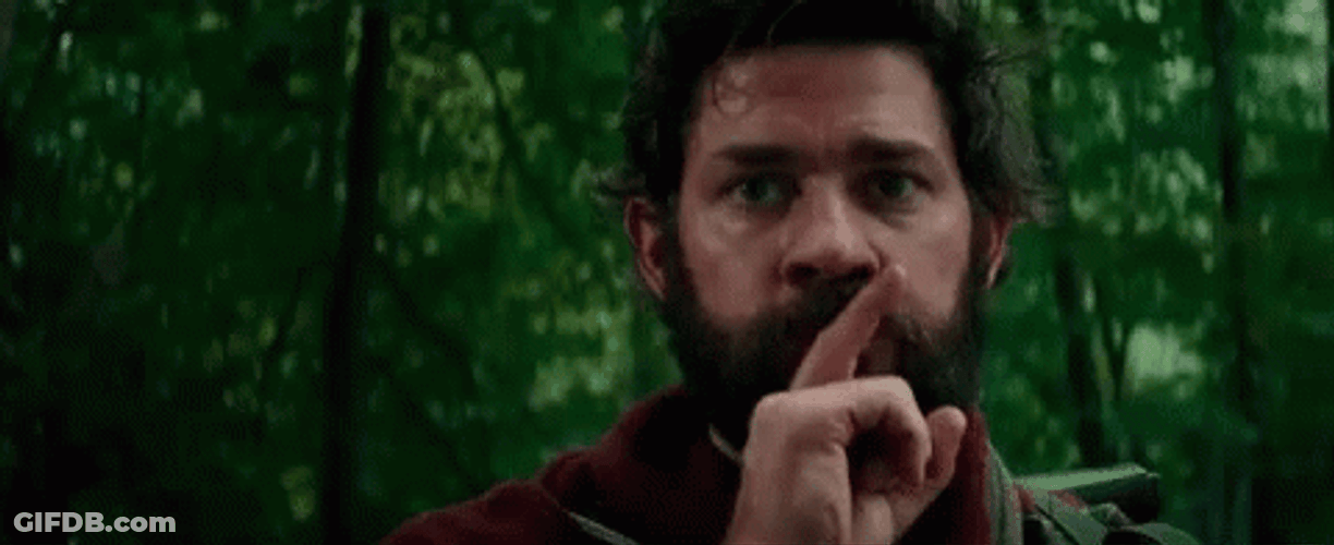 John Krasinki Quiet GIF