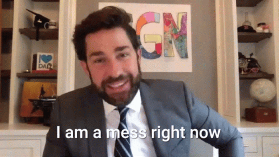 John Krasinski Hot Mess GIF