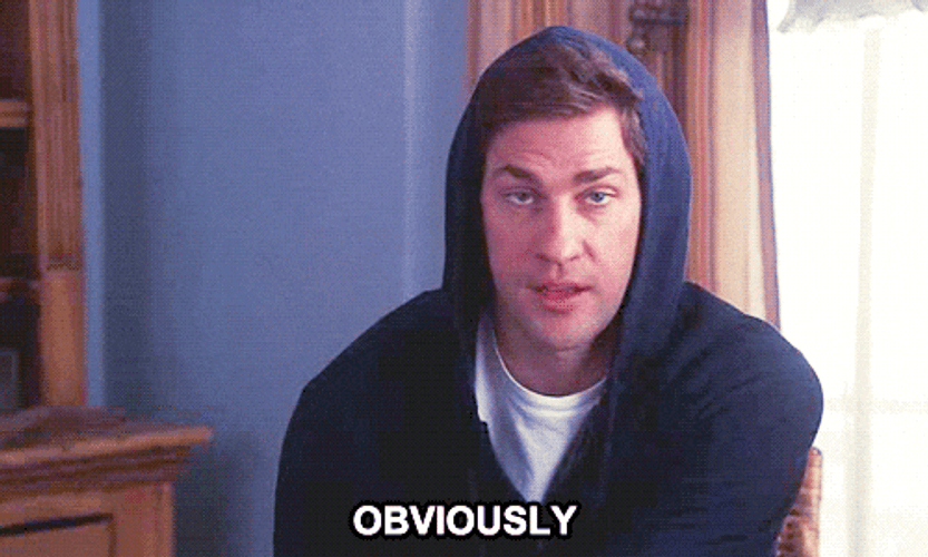 John Krasinski Obviously Duhhh GIF