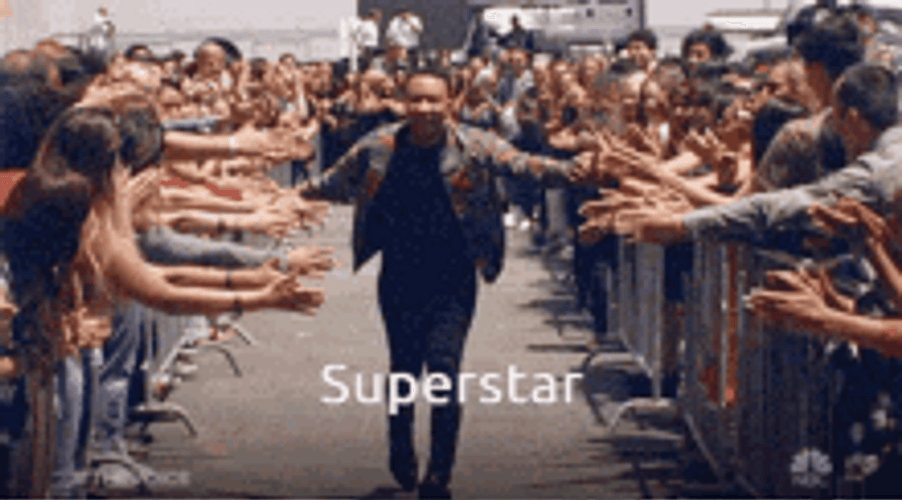 John Legend Running Superstar GIF