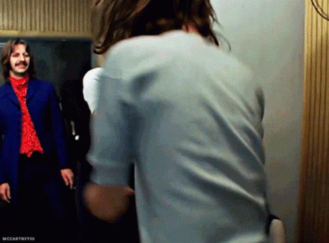 John Lennon Happy Dance GIF