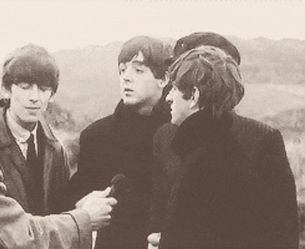 John Lennon Interview Smile GIF