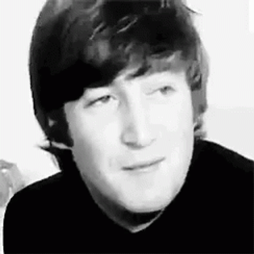 John Lennon Lovely Smile GIF