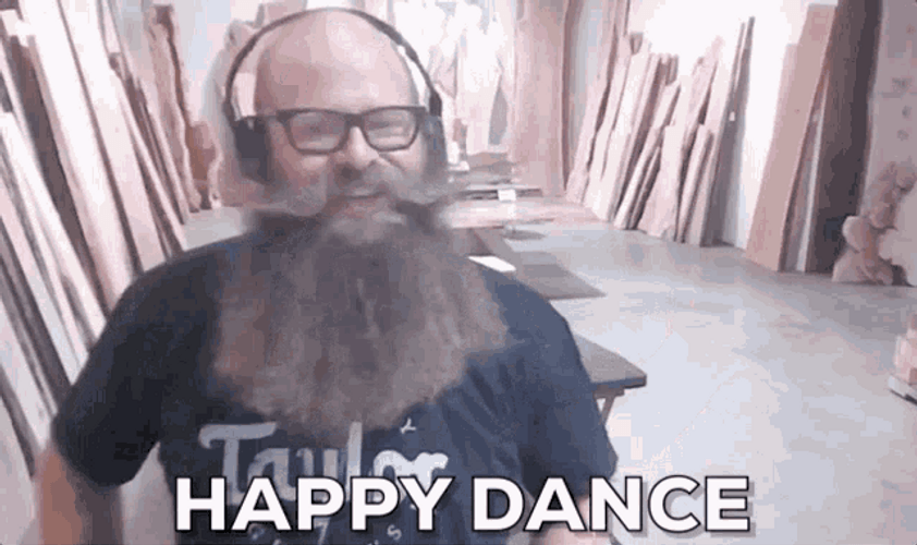 John Mahoney Happy Dance GIF