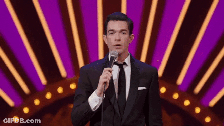 John Mullaney Stand Up Comedian Not Funny GIF