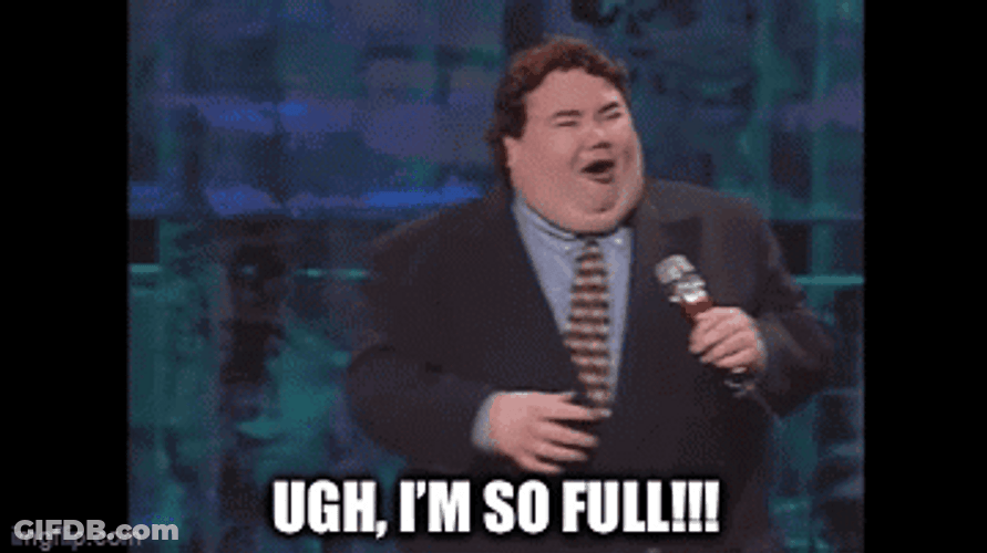 John Pinette Is So Full GIF