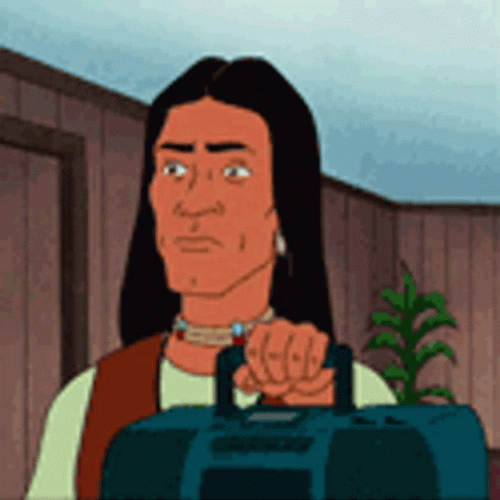 John Redcorn Hank Hill Bopping Head GIF