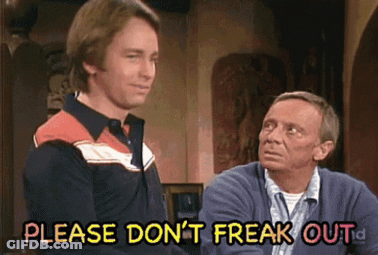 John Ritter Disturbed Freak Out GIF