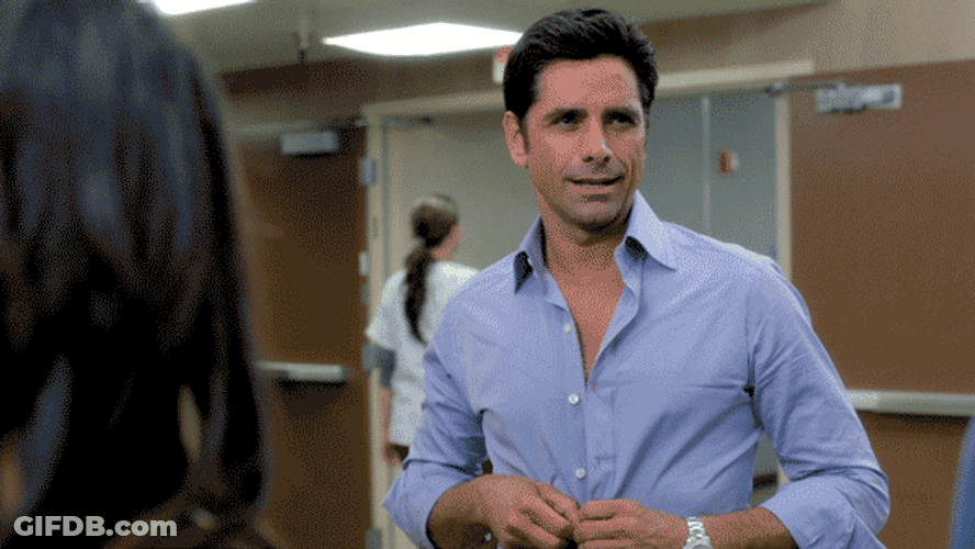 John Stamos Chuckle GIF