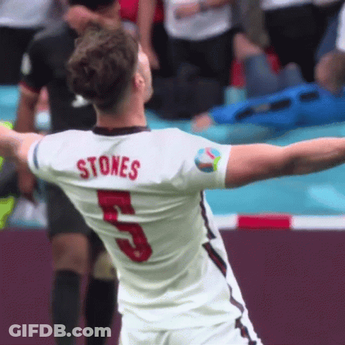 John Stones Screaming Footballs Coming Home GIF