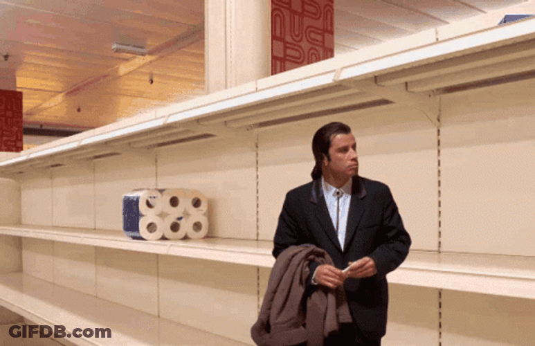 John Travolta Having Groceries GIF