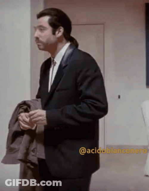 John Travolta Long Hair GIF