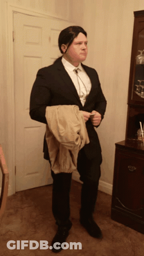 John Travolta Looking Around GIF