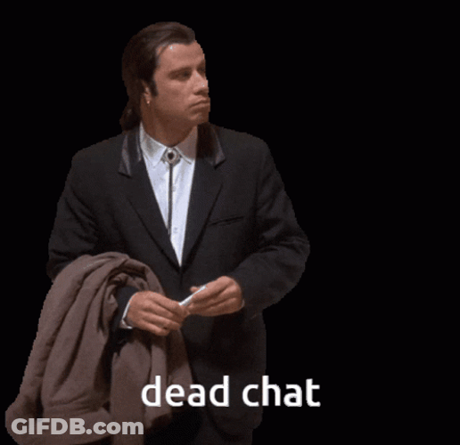 John Travolta Meme Dead Chat GIF
