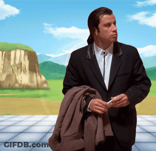 John Travolta Meme Dragonball GIF