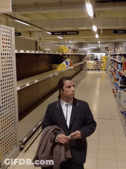 John Travolta Meme Grocery GIF