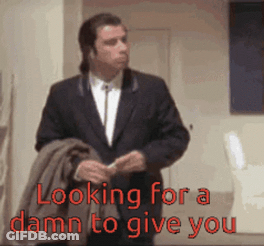 John Travolta Meme IDC GIF