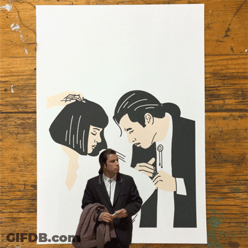 John Travolta Meme Pulp Fiction GIF