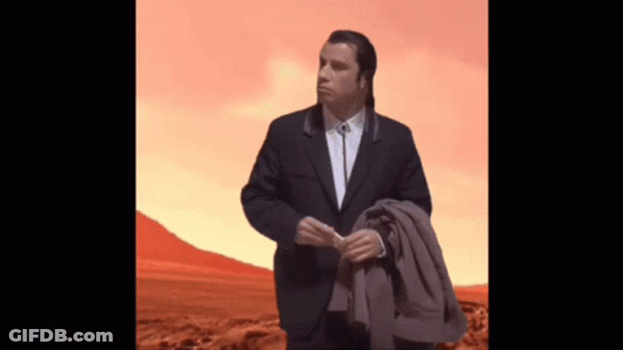 John Travolta On Mars GIF
