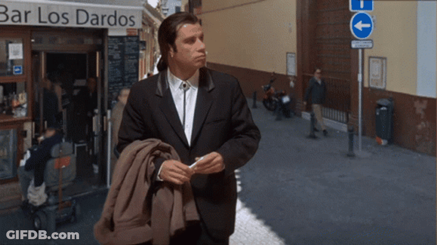 John Travolta  On The Streets GIF