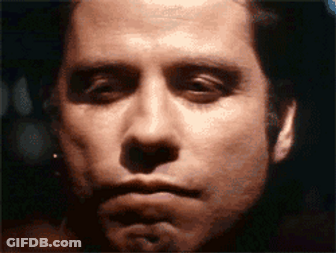 John Travolta Pulp Fiction Feeling High GIF