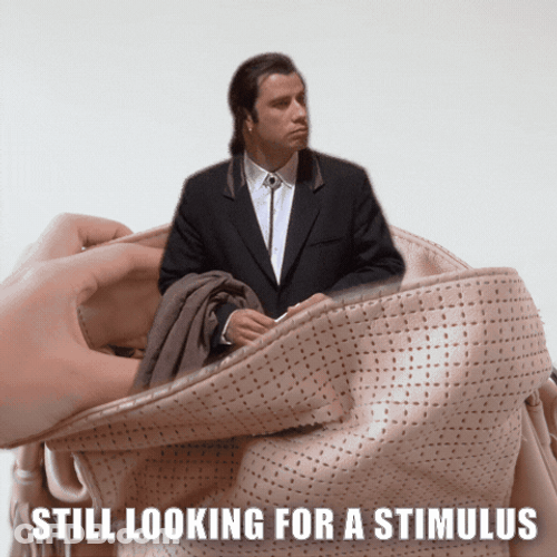 John Travolta Pulp Fiction Looking For Stimulus GIF