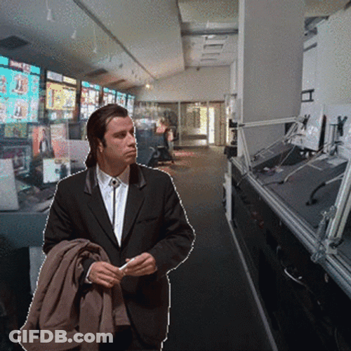 John Travolta Searching GIF