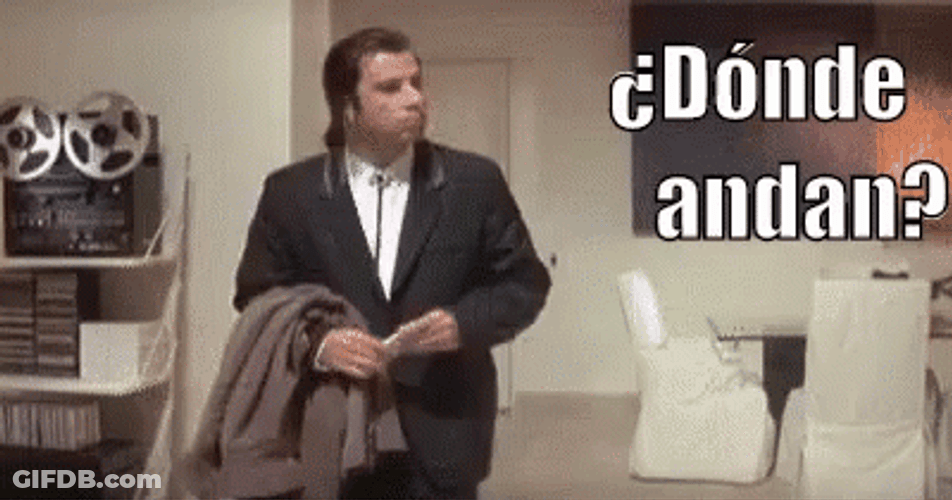 John Travolta Wondering GIF
