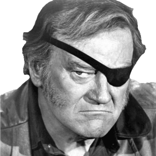 John Wayne Fierce Look GIF