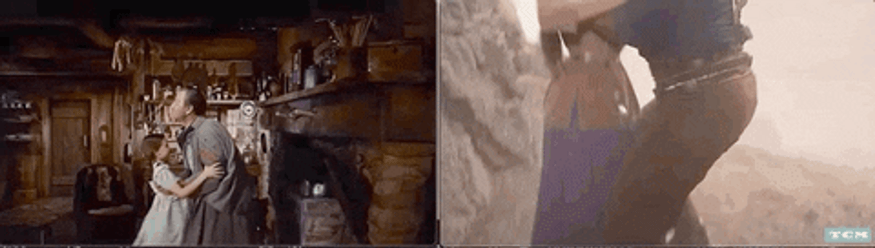 John Wayne Lifting A Girl GIF