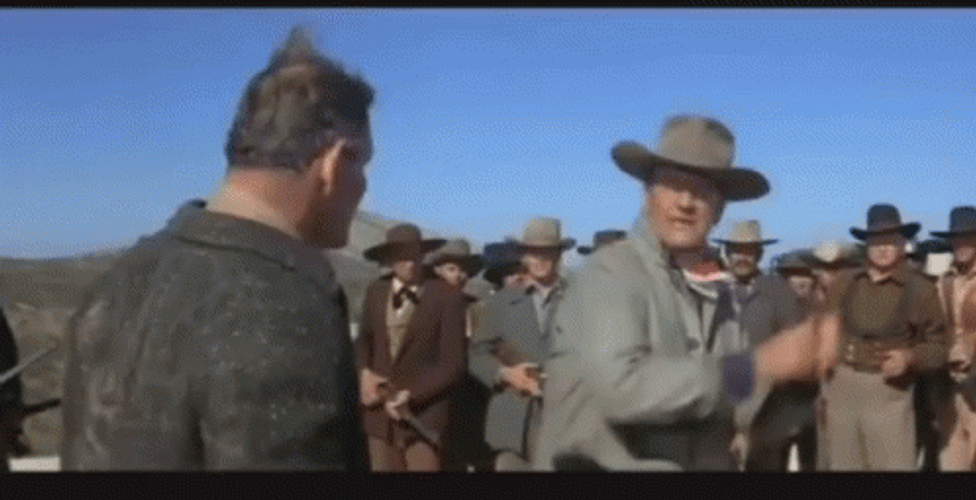 John Wayne Slapped A Man GIF