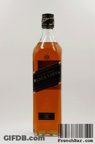 Johnnie Walker Black Label Scotch Whiskey GIF