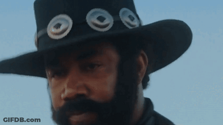 Johnny Black Tip Hat GIF