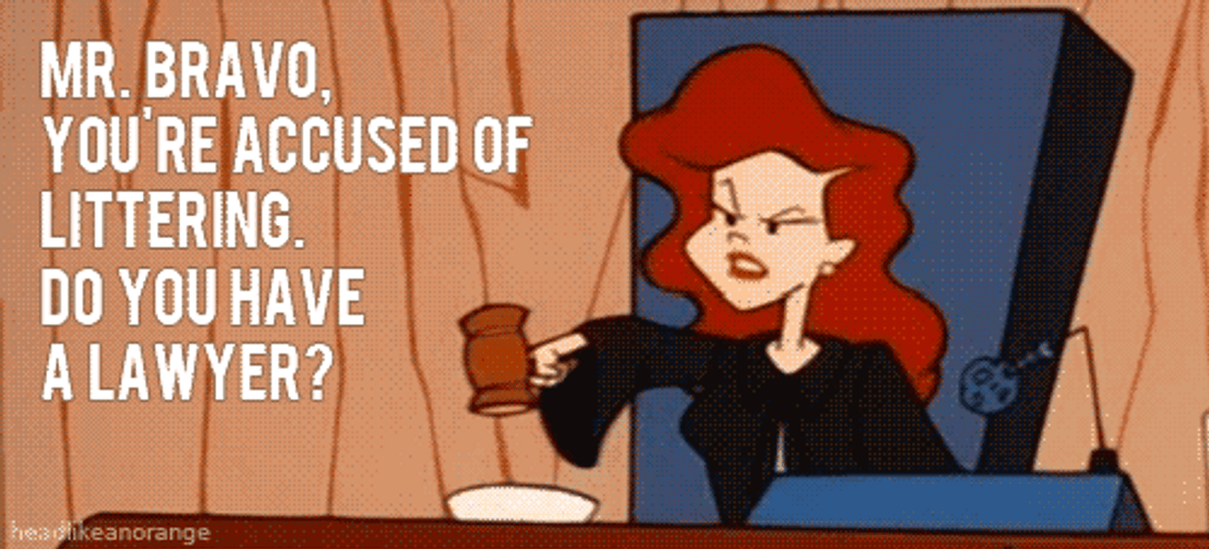 Johnny Bravo Do You Have A Lawyer GIF