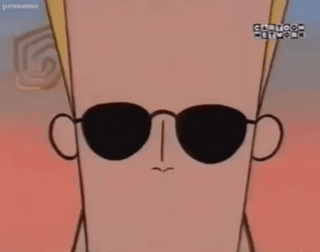 Johnny Bravo Eyebrow Raise GIF