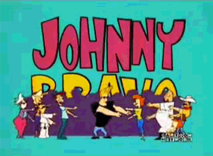Johnny Bravo Title Intro Dance GIF