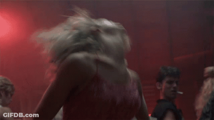 Johnny Castle Head Bang Dirty Dancing GIF