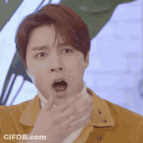 Johnny Cute Surprised Face GIF