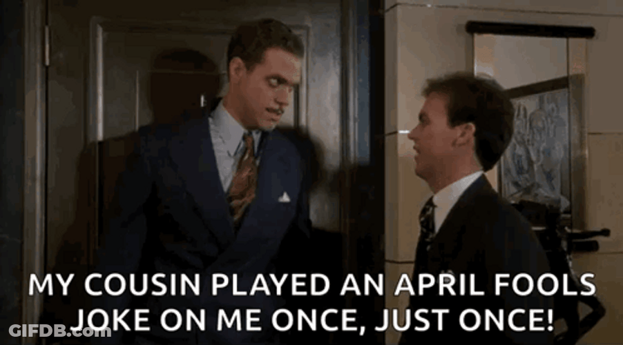 Johnny Dangerously April Fools GIF