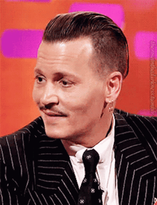 Johnny Deep Shrug GIF