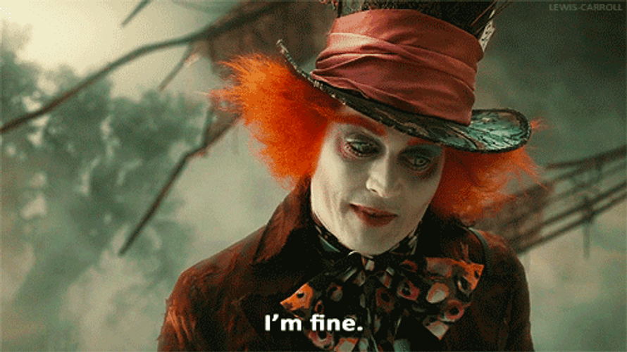 Johnny Depp Alice In Wonderland GIF