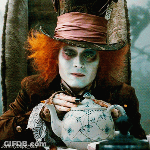 Johnny Depp As Mad Hatter GIF