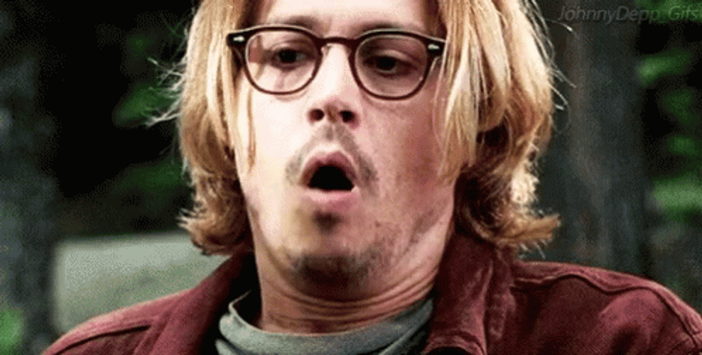 Johnny Depp Ew Vomit GIF