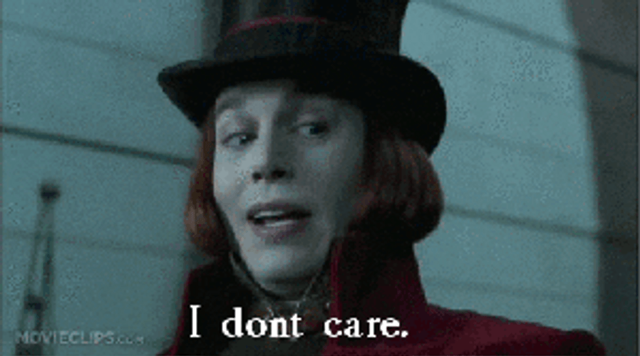 Johnny Depp I Don't Care GIF